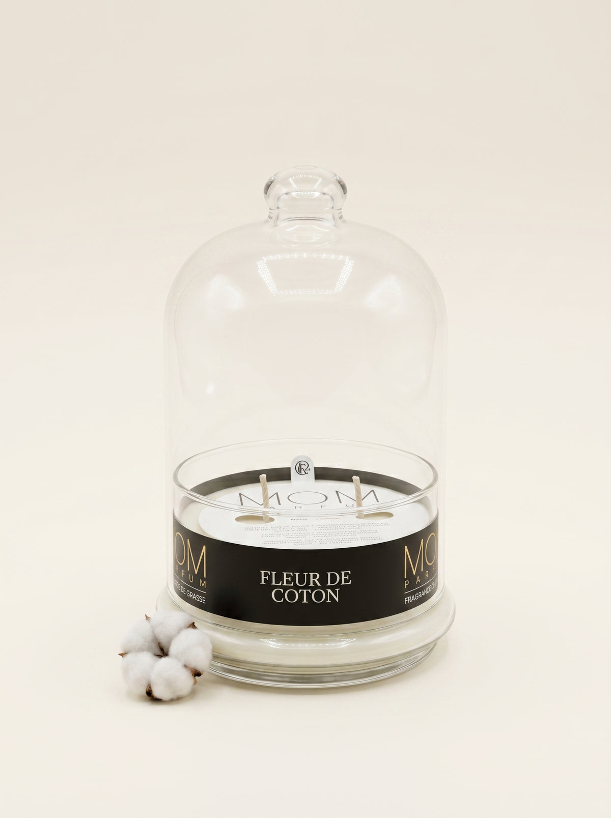 Fleur de Coton — bougie artisanale coulée à la main à Lançon-de-Provence | MOM PARFUM