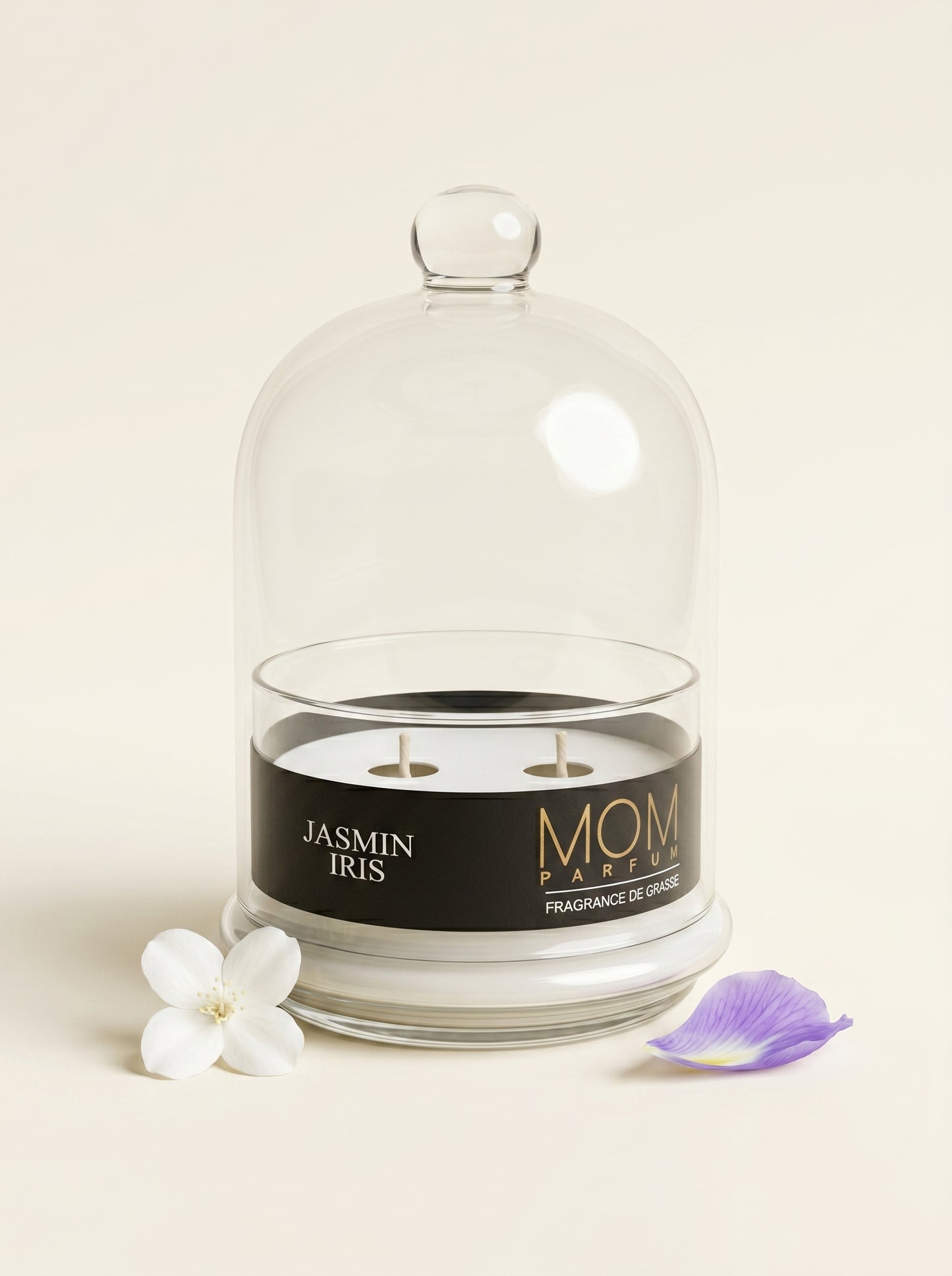 SIGNATUR DUFTKERZE JASMIN-IRIS MIT GLOCKE