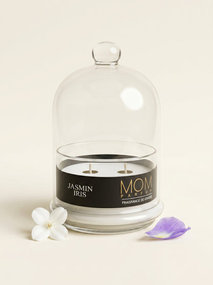 SIGNATUR DUFTKERZE JASMIN-IRIS MIT GLOCKE