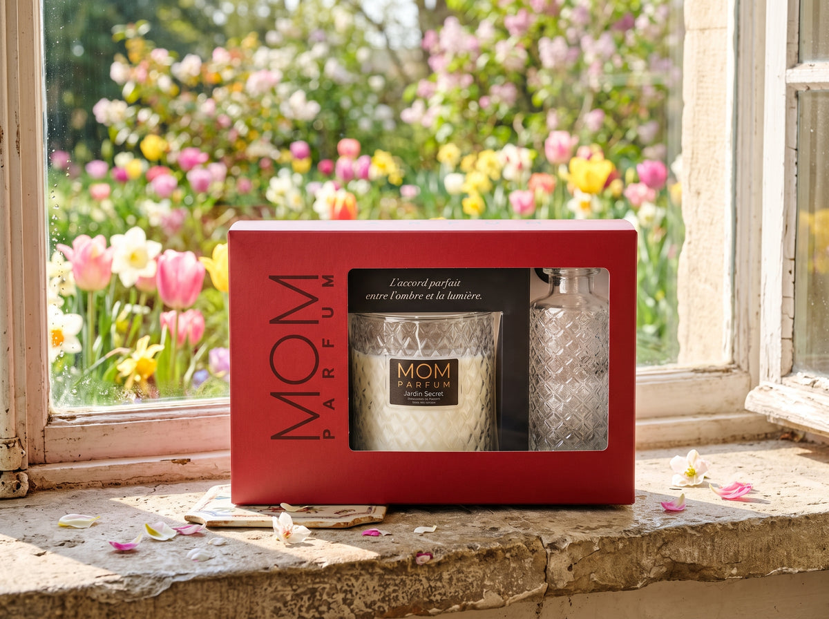 Coffret Édition Limitée — bougie artisanale coulée à la main à Lançon-de-Provence | MOM PARFUM