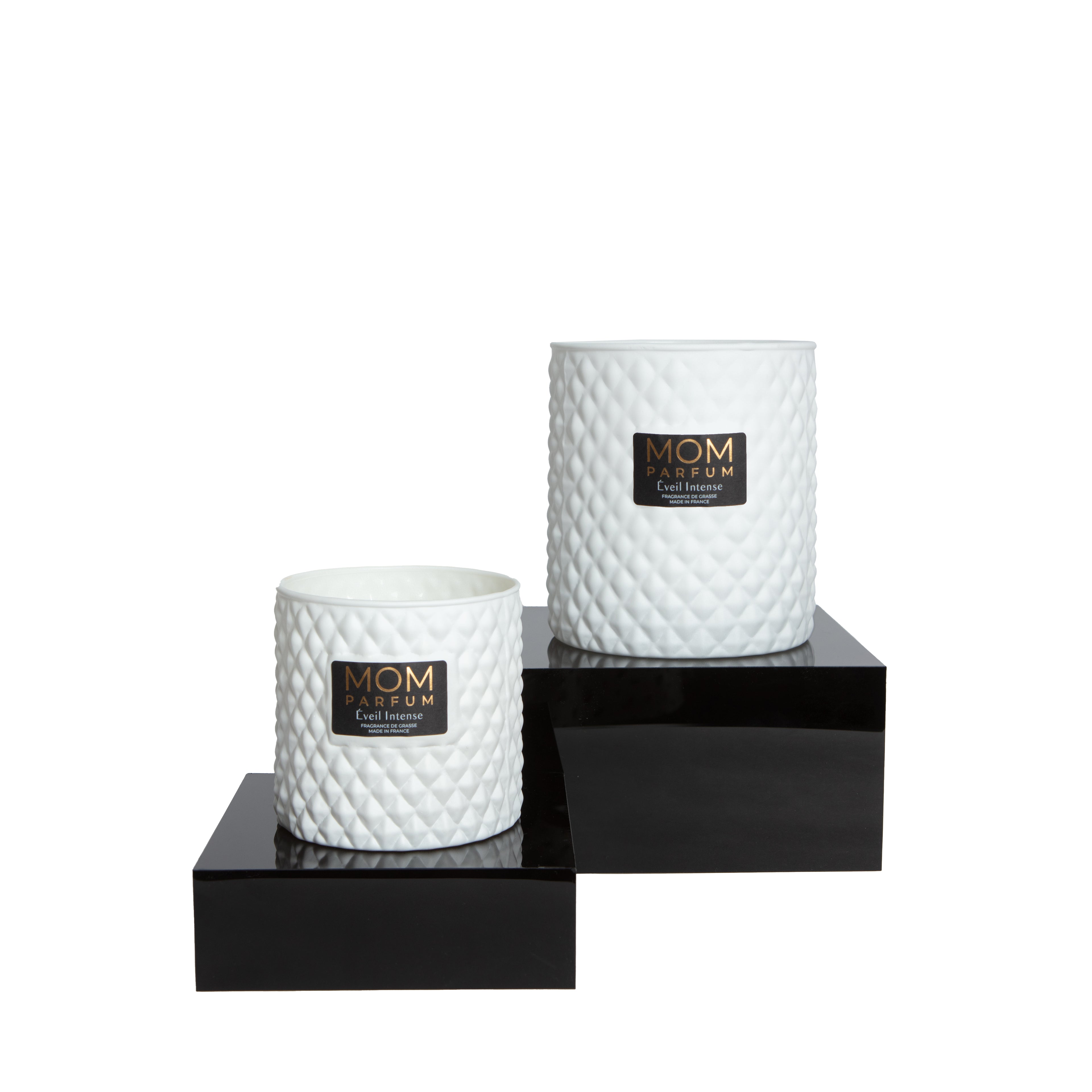 Bougie Parfumée Éternel – Blanc – Eveil intense