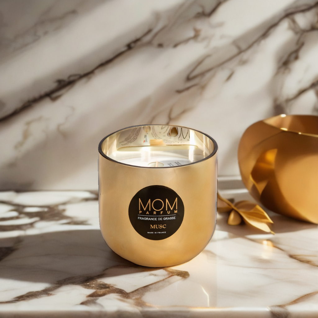 BOUGIE PARFUMÉE MAJESTUEUSE MUSC TAILLE L
